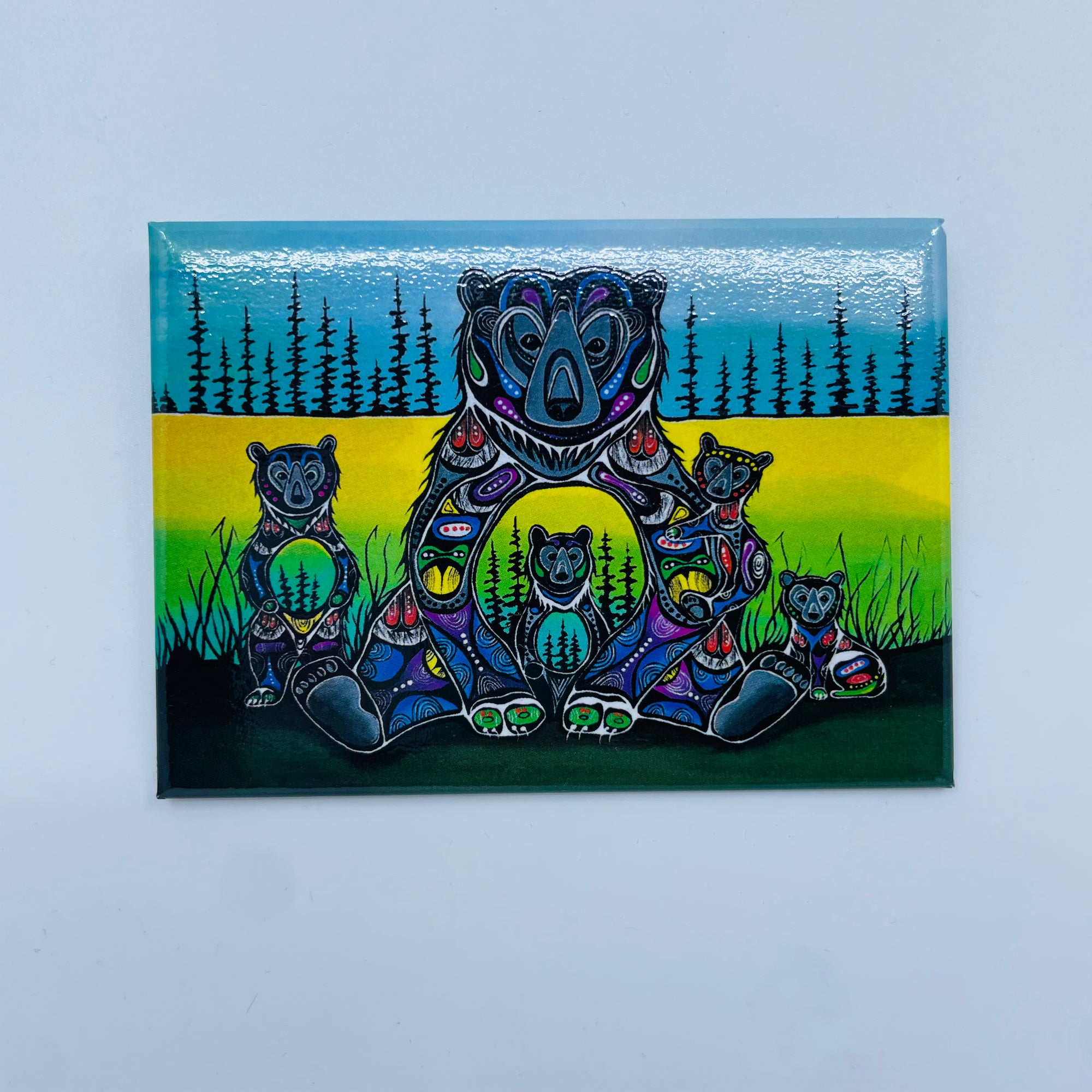 Magnet Jessica Somers Bear Medicine - Canadian Art Prints Inc. - Magnet - House of Himwitsa Art Gallery