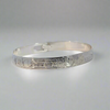 Gilbert Pat 5/16 Silver Bangle 2 Whales and sun -  - carved jewelry - House of Himwitsa Art Gallery