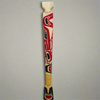 Cecilia Adams Paddle Yellow Cedar Killerwhale 5ft -  - Padle - House of Himwitsa Art Gallery