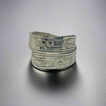 Gilbert Pat 1/4" Silver Wrap Rings -  - Silver Ring - House of Himwitsa Art Gallery