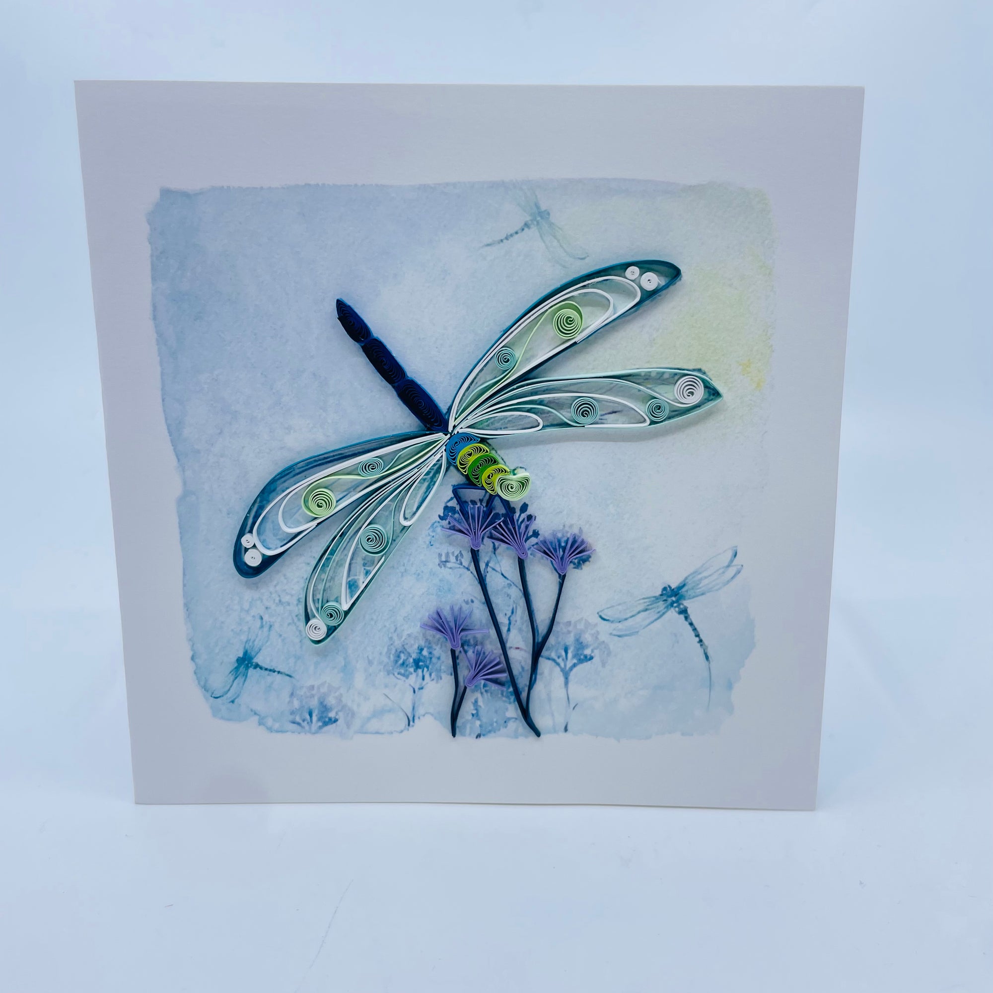 Quilling Art Card Emperor Dragonfly -  - quilling art card - House of Himwitsa Art Gallery