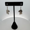Gilbert Pat 1/2" - 3/4" Silver Earrings Small -  - Silver Earrings - House of Himwitsa Art Gallery