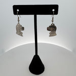 Gilbert Pat 1/2" - 3/4" Silver Earrings Small -  - Silver Earrings - House of Himwitsa Art Gallery