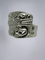 Ron Jackson 3/8 Silver Split Wrap Rings - Ron Jackson - Jewelry Silver - House of Himwitsa Art Gallery