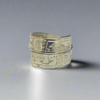 Gilbert Pat 1/4" Silver Wrap Rings