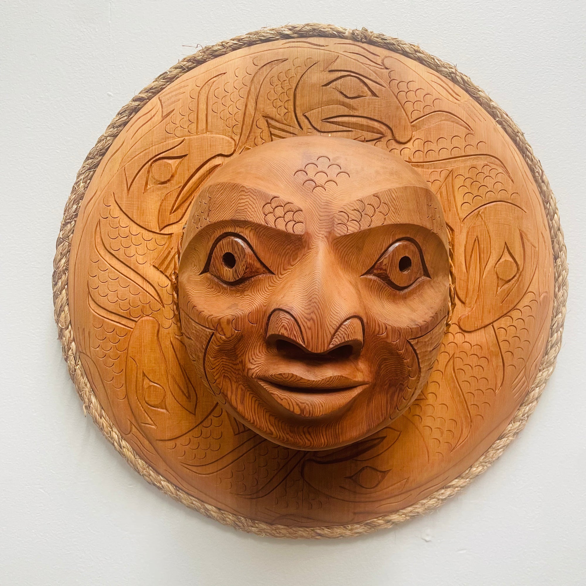 Simon James Salmon People Mask -  -  - House of Himwitsa Art Gallery