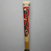 Cecilia Adams Wolf Paddle with Carved handle -  - wood carving - House of Himwitsa Art Gallery