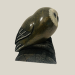 Cyril Henry Soapstone Owl Female -  - Soapstone - House of Himwitsa Art Gallery