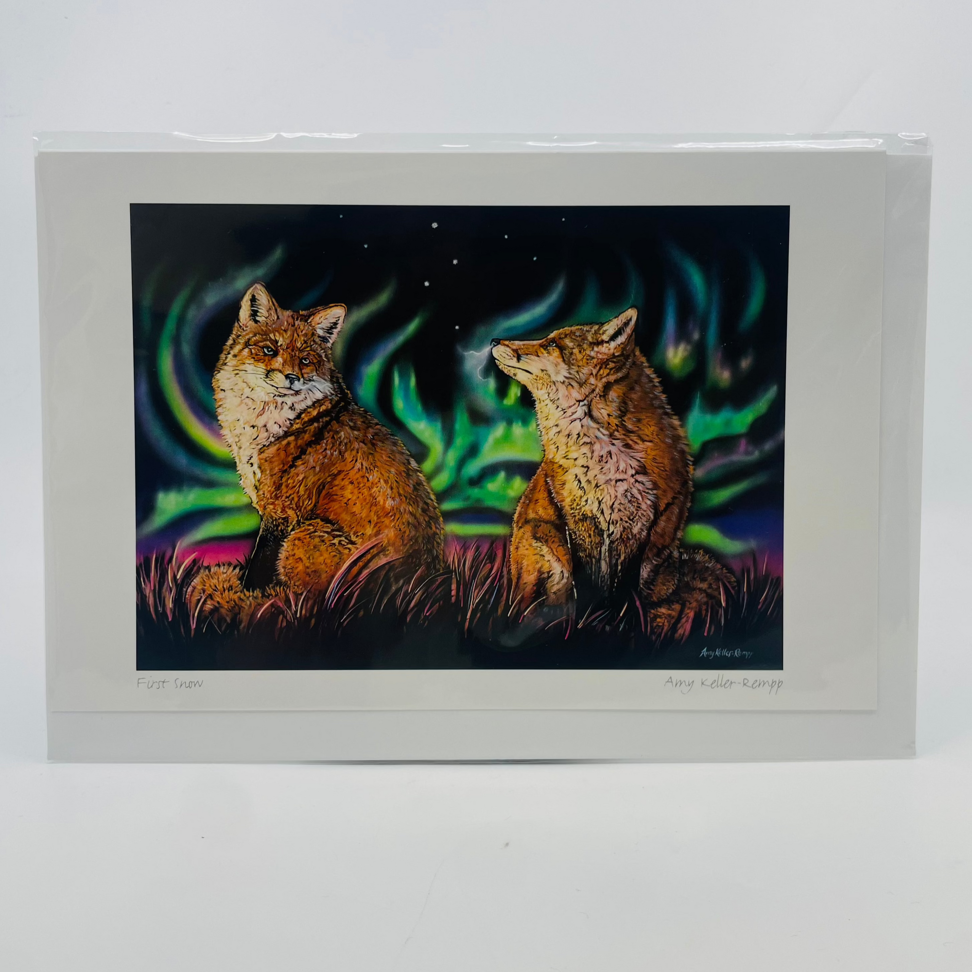 Art Card Amy Keller-Rempp First Snow - Canadian Art Prints Inc. -  - House of Himwitsa Art Gallery