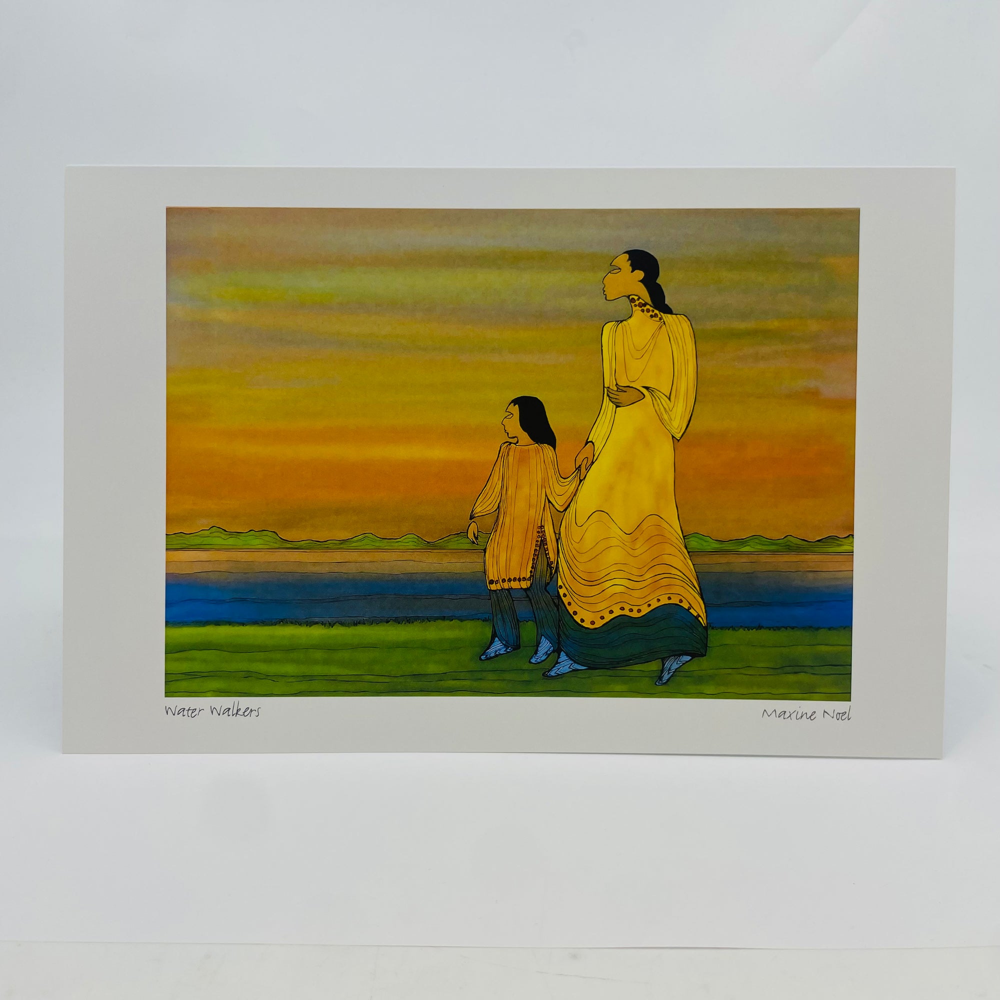 Art Card Maxine Noel Water Walkers -  - art card - House of Himwitsa Art Gallery