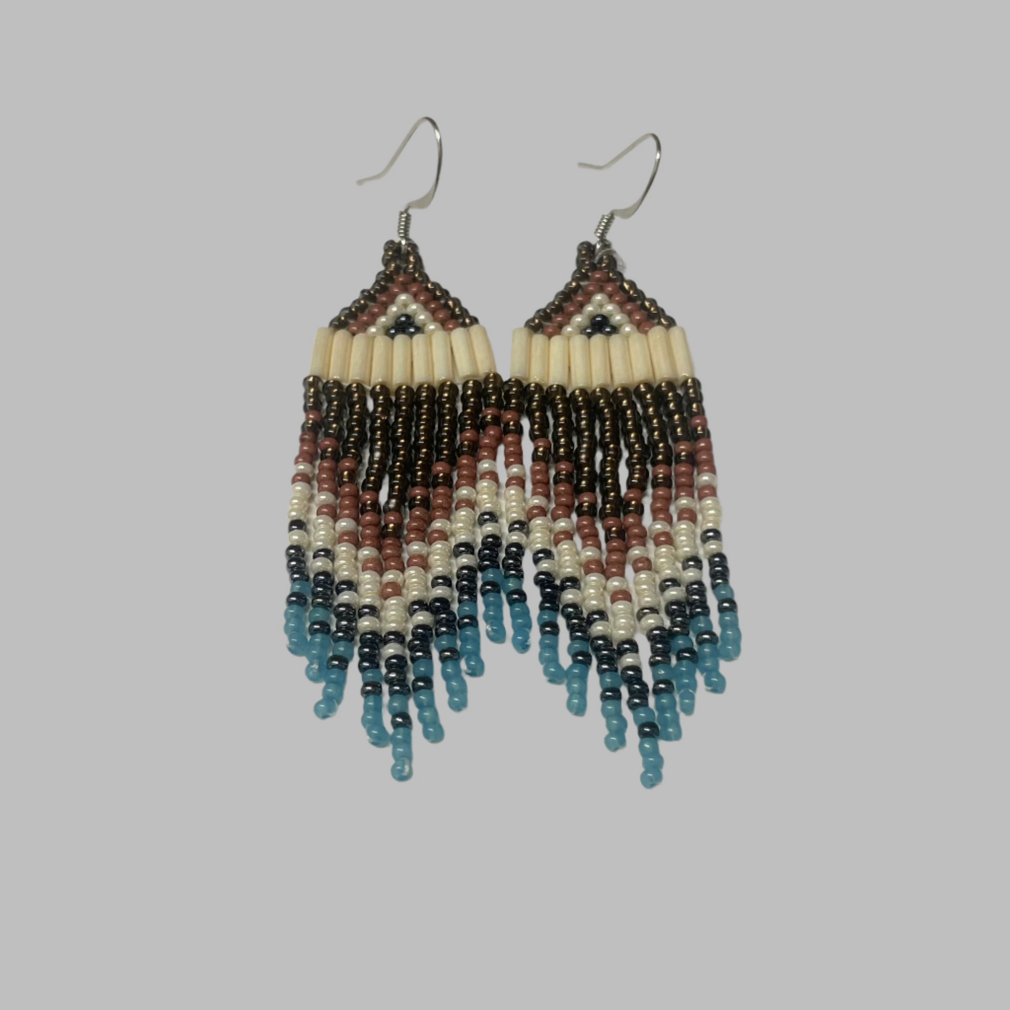 Beaded Earrings Grounded Inspiration -  - Beaded Earrings - House of Himwitsa Art Gallery