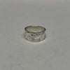 Ron Jackson Eagle 3/8" Silver Tapered Band Rings Size 7 -  - Jewellery - House of Himwitsa Art Gallery