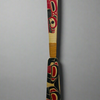 Cecilia Adams Wolf Paddle with Carved handle -  - wood carving - House of Himwitsa Art Gallery
