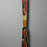 Cecilia Adams Wolf Paddle with Carved handle -  - wood carving - House of Himwitsa Art Gallery