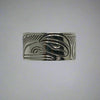 John Lancaster 3/8 Silver Ring Raven -  - Silver Ring - House of Himwitsa Art Gallery