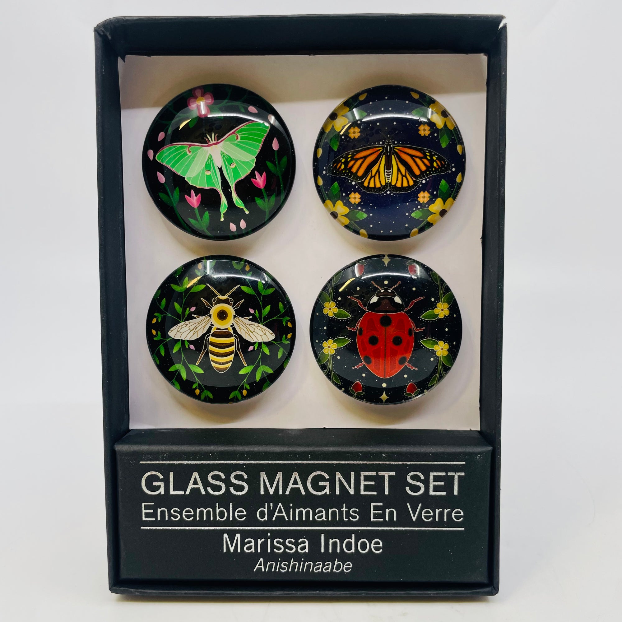 Glass Magnet Set Marissa Indoe 034 -  - Magnet - House of Himwitsa Art Gallery