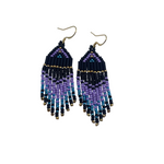 Beaded Earrings Mermaid Splash -  - Beaded Earrings - House of Himwitsa Art Gallery