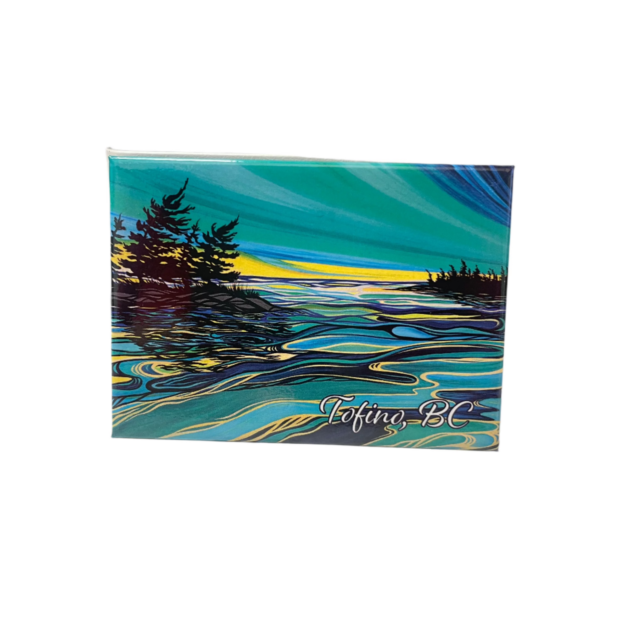 Magnet Shawna Boulette Grapentine Tofino In Lifes Chaos, find your Calm -  - Magnet - House of Himwitsa Art Gallery