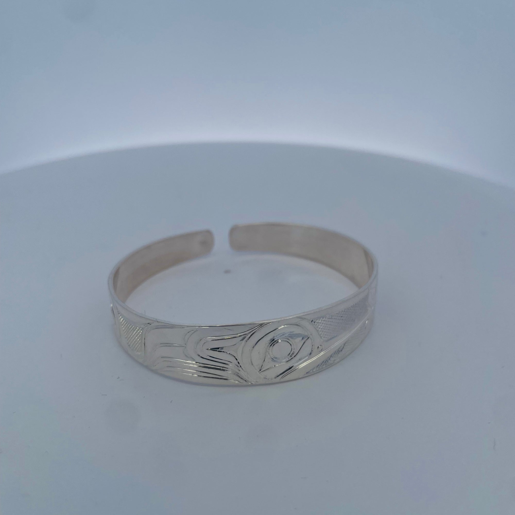 Jim McGuire Silver Bracelet 1/2" Hummingbird -  - Silver Pendant - House of Himwitsa Art Gallery
