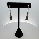 Gilbert Pat Earrings Mini Triangle -  - Silver Earrings - House of Himwitsa Art Gallery
