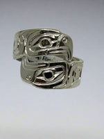 Ron Jackson 3/8 Silver Split Wrap Rings - Ron Jackson - Jewelry Silver - House of Himwitsa Art Gallery