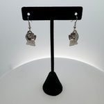 Gilbert Pat 1/2" - 3/4" Silver Earrings Small -  - Silver Earrings - House of Himwitsa Art Gallery