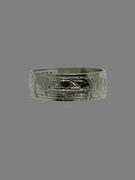 Gilbert Pat 5/16 Silver Rings - Pat Gilbert - Silver Ring - House of Himwitsa Art Gallery