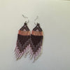 Beaded Earrings Mauve Magic -  - Beaded Earrings - House of Himwitsa Art Gallery