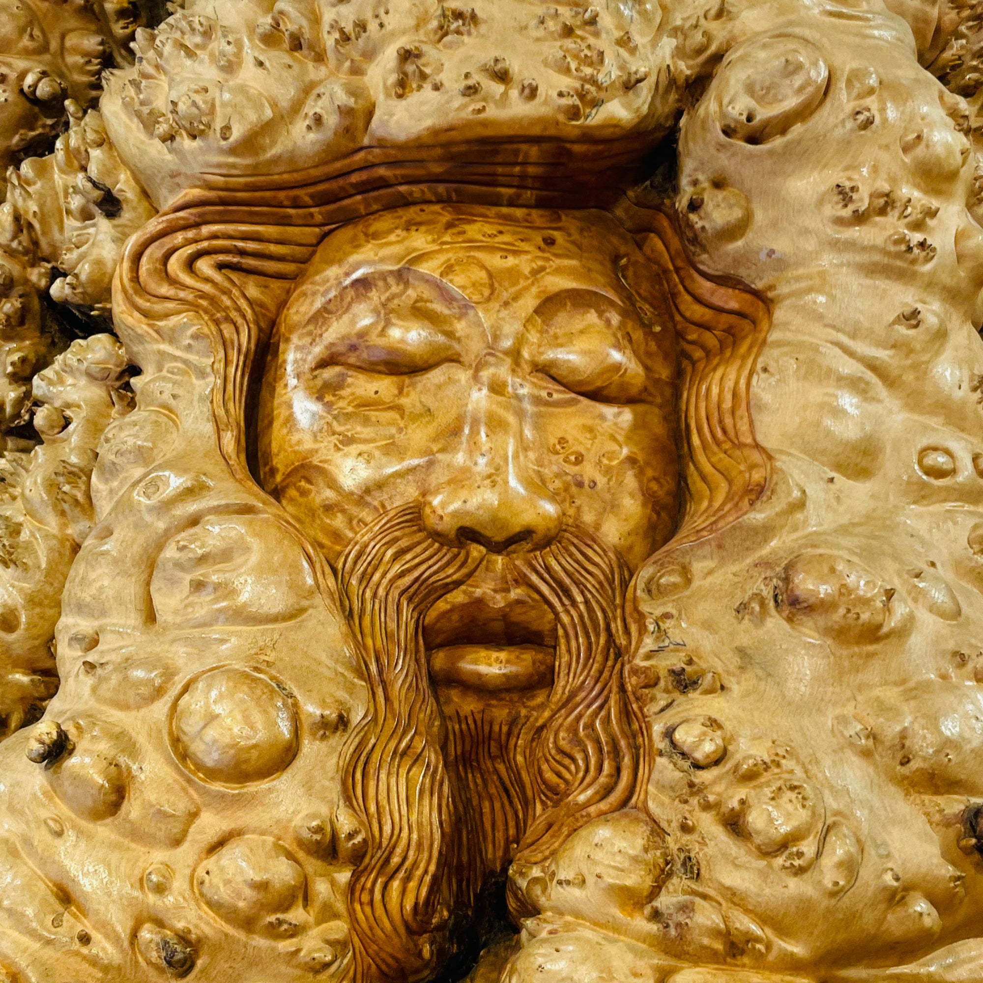 Bjorn Banke The Legends  (3 Faces) -  - Hand Carving - House of Himwitsa Art Gallery