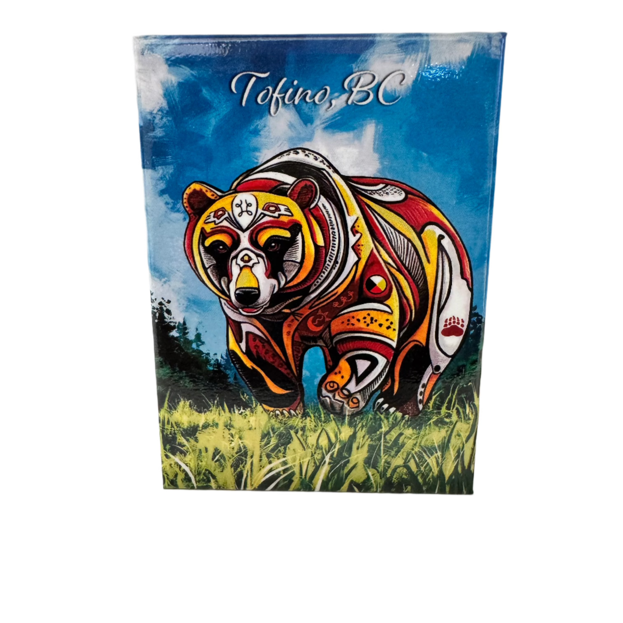 Magnet TOFINO Stephanie White Spirit Bear -  - Magnet - House of Himwitsa Art Gallery