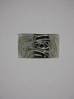 Don Lancaster 3/8" Silver Ring Eagle -  - Silver Ring - House of Himwitsa Art Gallery