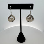 Gilbert Pat Silver Earrings Medium -  - Silver Earrings - House of Himwitsa Art Gallery