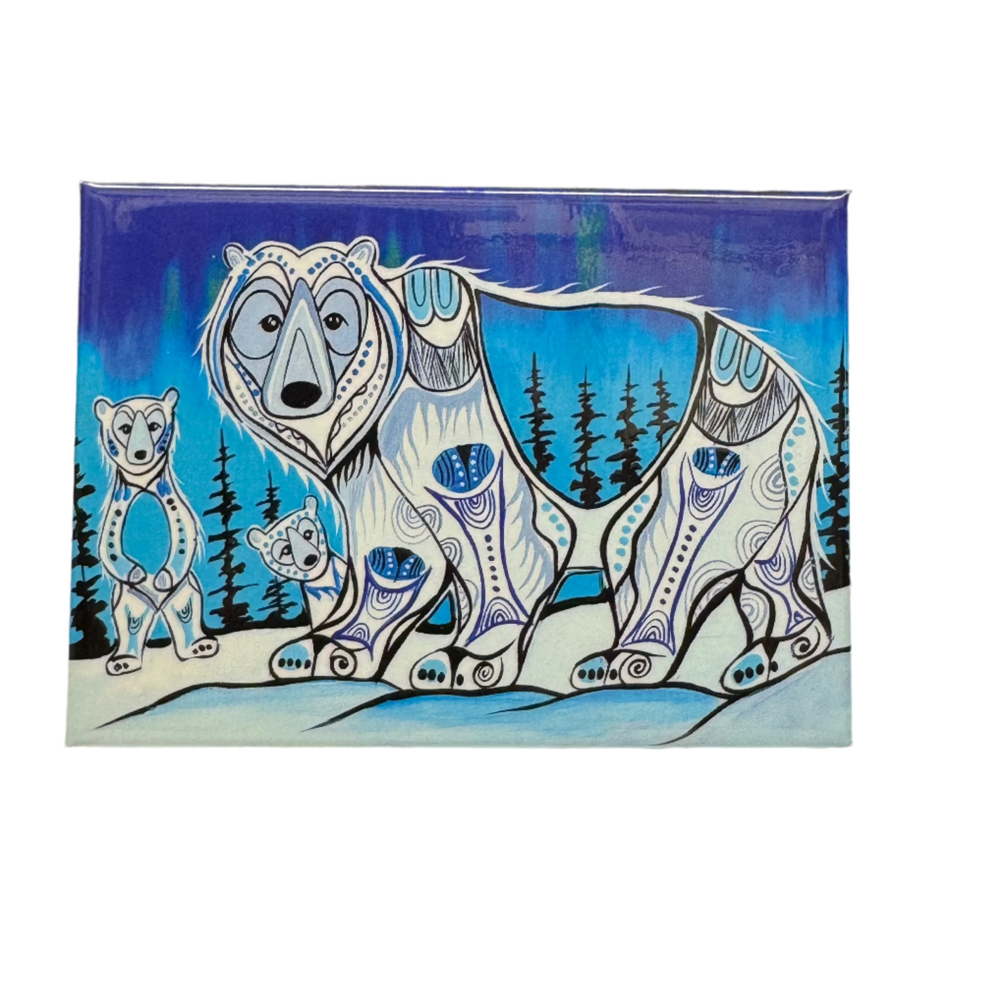Magnet Jessica Somers Polar Lights -  - Magnet - House of Himwitsa Art Gallery