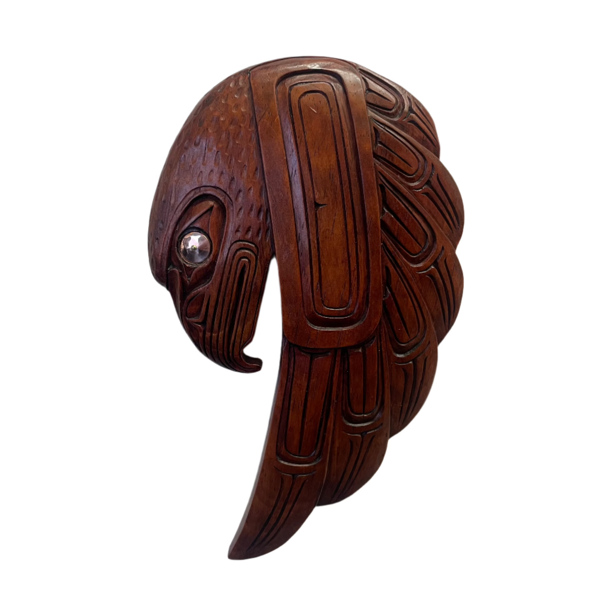 Artie George Panel Eagle (with copper eye) -  -  - House of Himwitsa Art Gallery