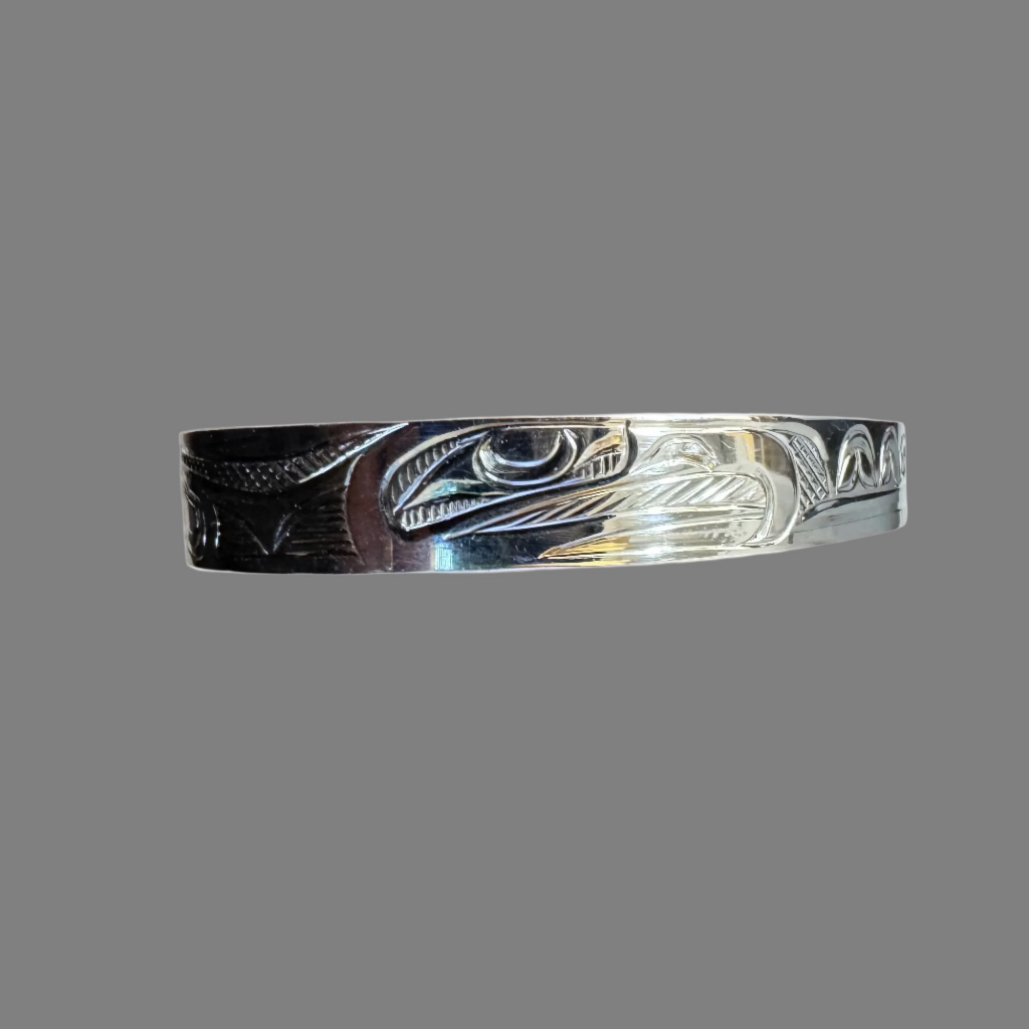 Corrine Hunt Silver Bracelet Three Eagles -  - Silver Bracelet - House of Himwitsa Art Gallery