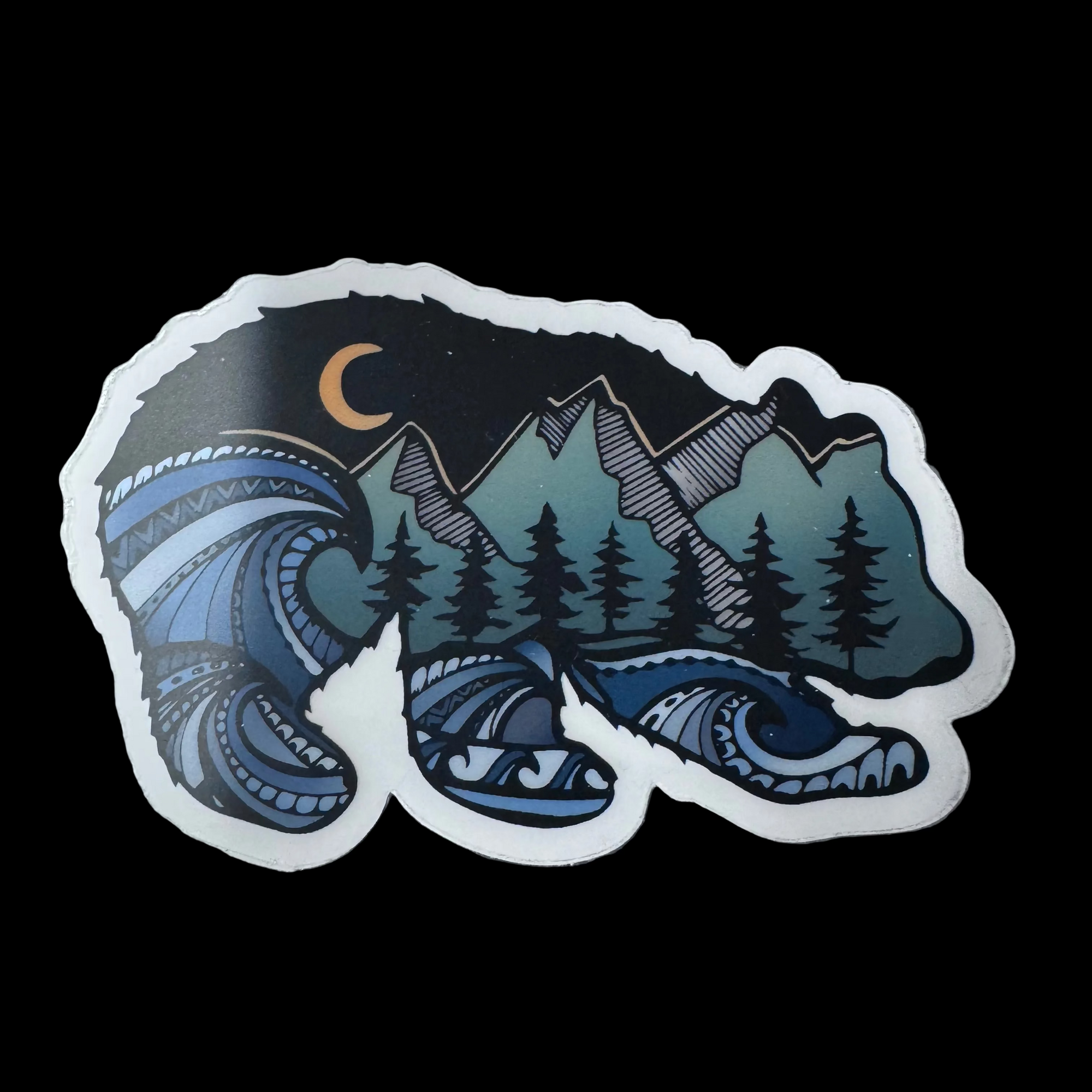 West Coast Karma Decal "add on" Colourful Baby Bear