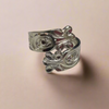 Ron Jackson 3/8 Silver Split Wrap Rings -  - Jewelry Silver - House of Himwitsa Art Gallery
