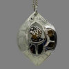 Gilbert Pat Silver Pendant Rectangle Medium -  - Silver Pendant - House of Himwitsa Art Gallery