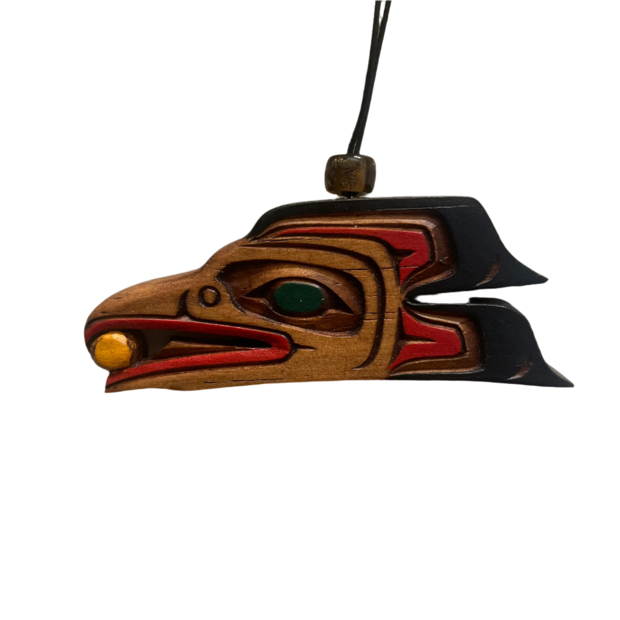 Artie George Ornament Raven -  - Ornament - House of Himwitsa Art Gallery