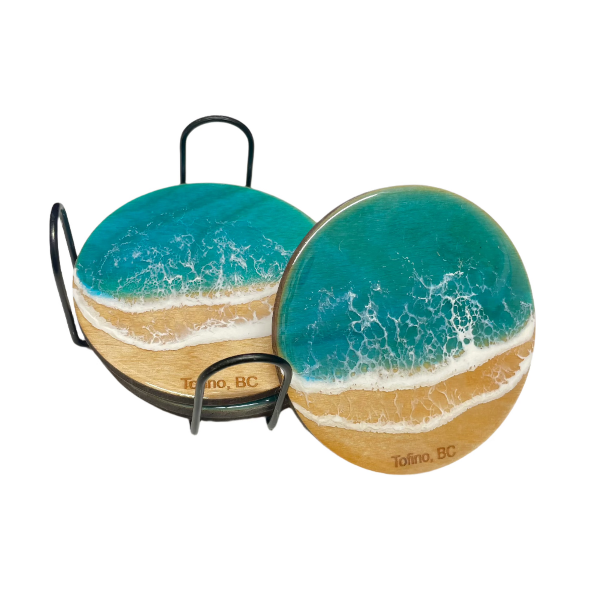 Resin Wave Coaster set -  - Coasters - House of Himwitsa Art Gallery