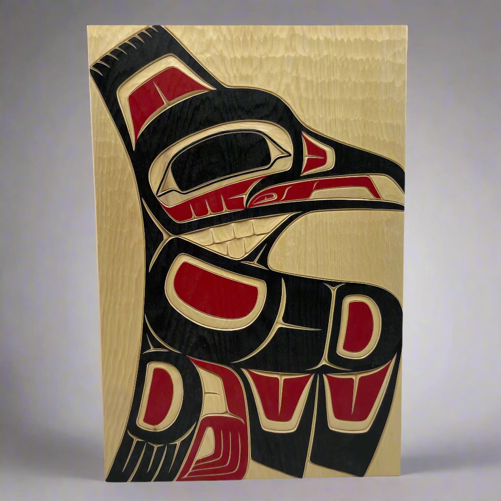 Cecilia Adams 8x12" Panel Kingfisher -  - Panel - House of Himwitsa Art Gallery