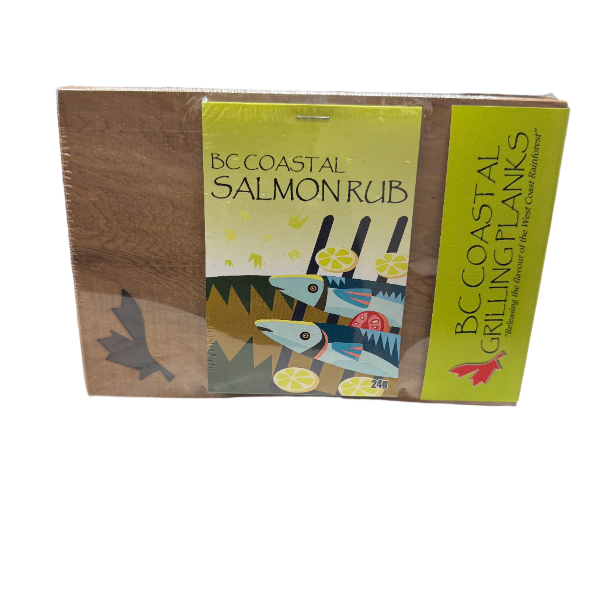 BC Coastal Cedar Wrappetizers, Plank and Seafood Rub