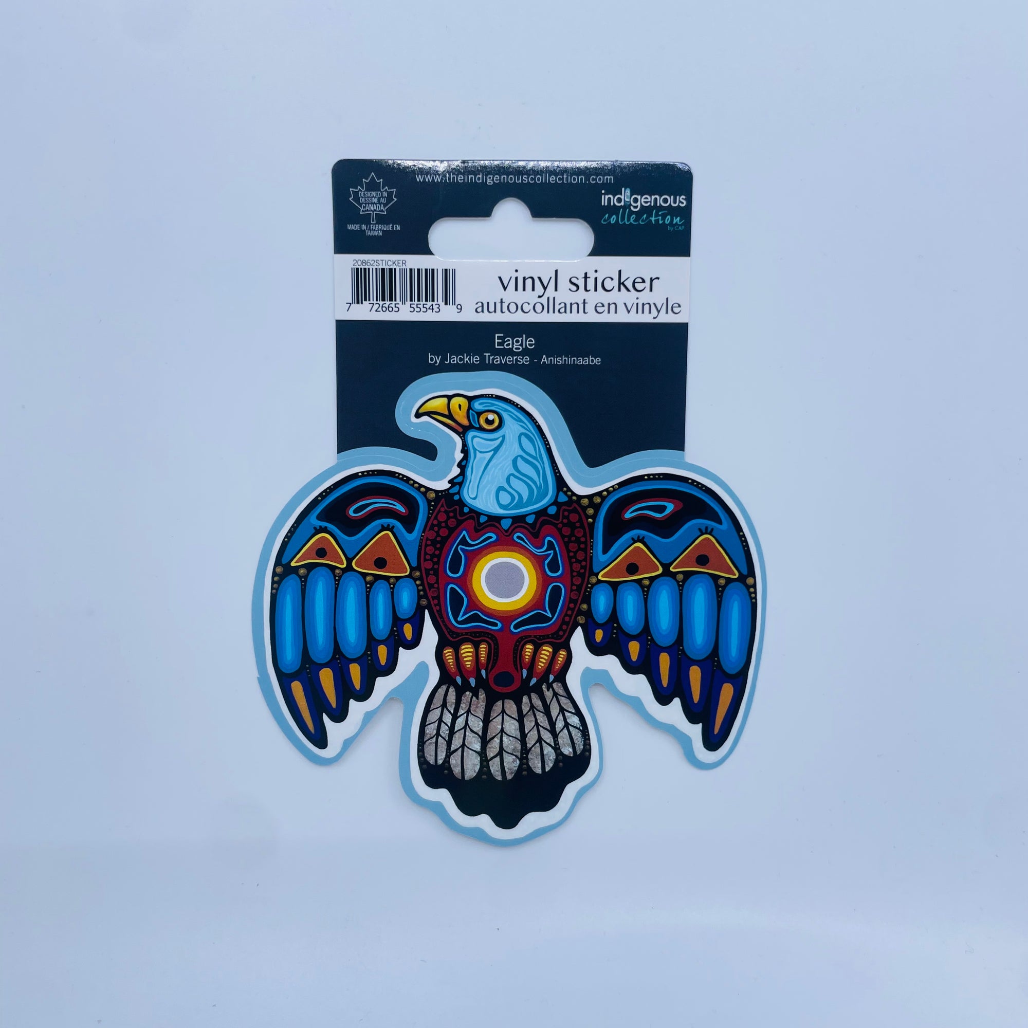 Vinyl Sticker Jackie Traverse Eagle -  - Vinyl Sticker - House of Himwitsa Art Gallery