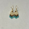 Beaded Earrings Golden Earth to Water -  - Beaded Earrings - House of Himwitsa Art Gallery