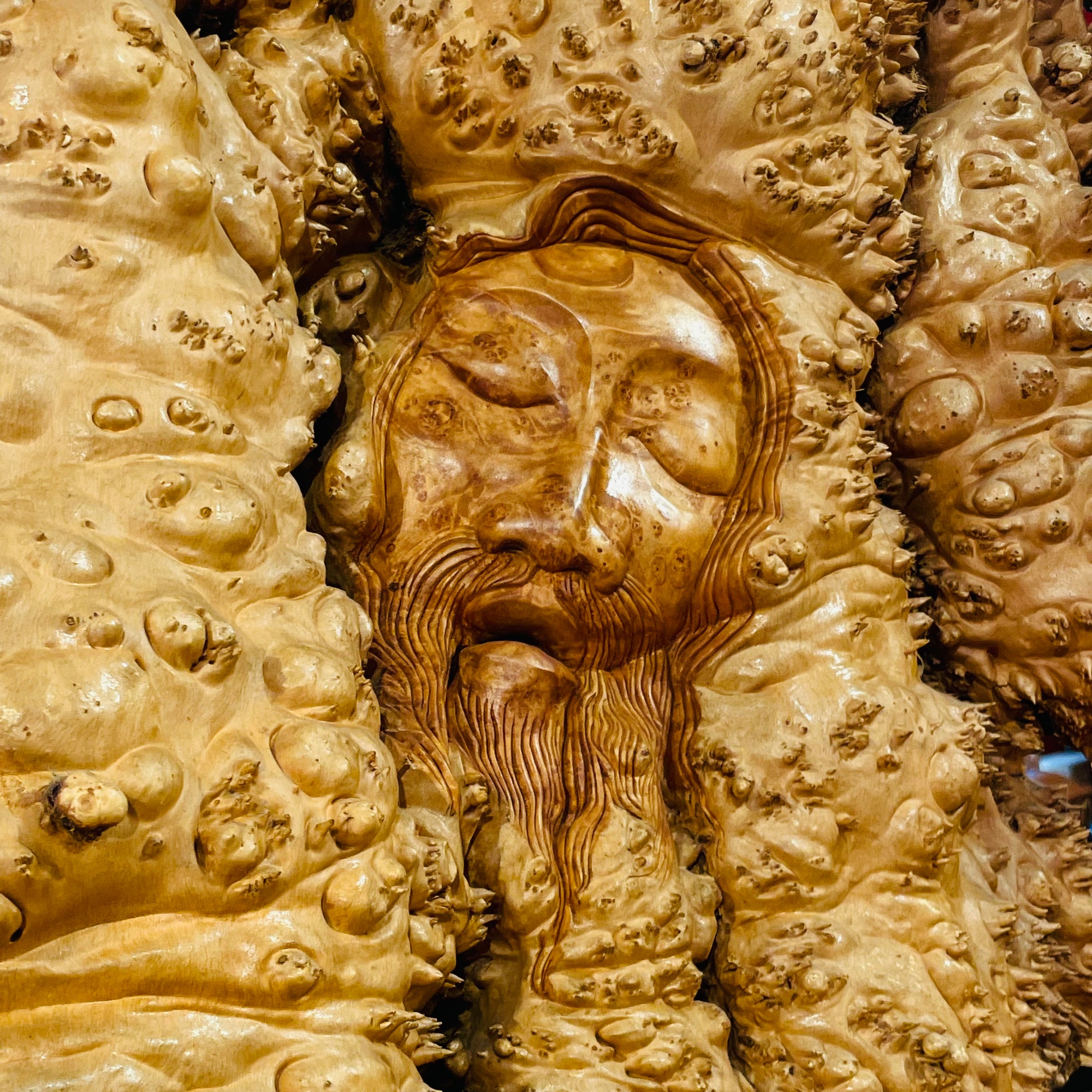 Bjorn Banke The Legends  (3 Faces) -  - Hand Carving - House of Himwitsa Art Gallery
