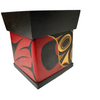James Michels Red Cedar Bentwood Wood Box Raven
