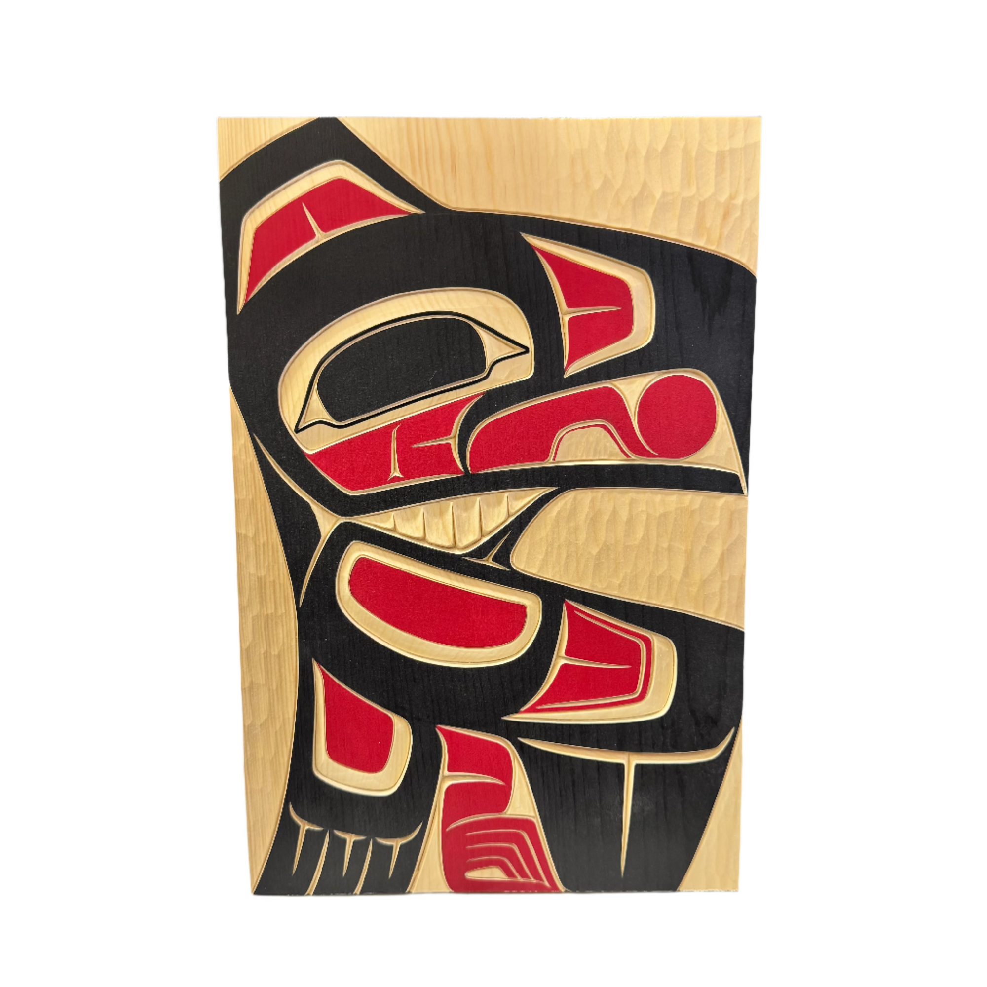Cecilia Adams 8x12" Panel Raven -  - Panel - House of Himwitsa Art Gallery