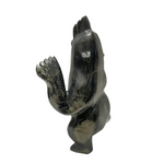 Moe Pootooqook Dancing Polar Bear 18005 -  - Serpentine - House of Himwitsa Art Gallery