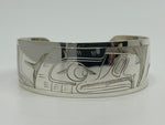Gilbert Pat 1" Silver Bracelet -  - Silver Bracelet - House of Himwitsa Art Gallery