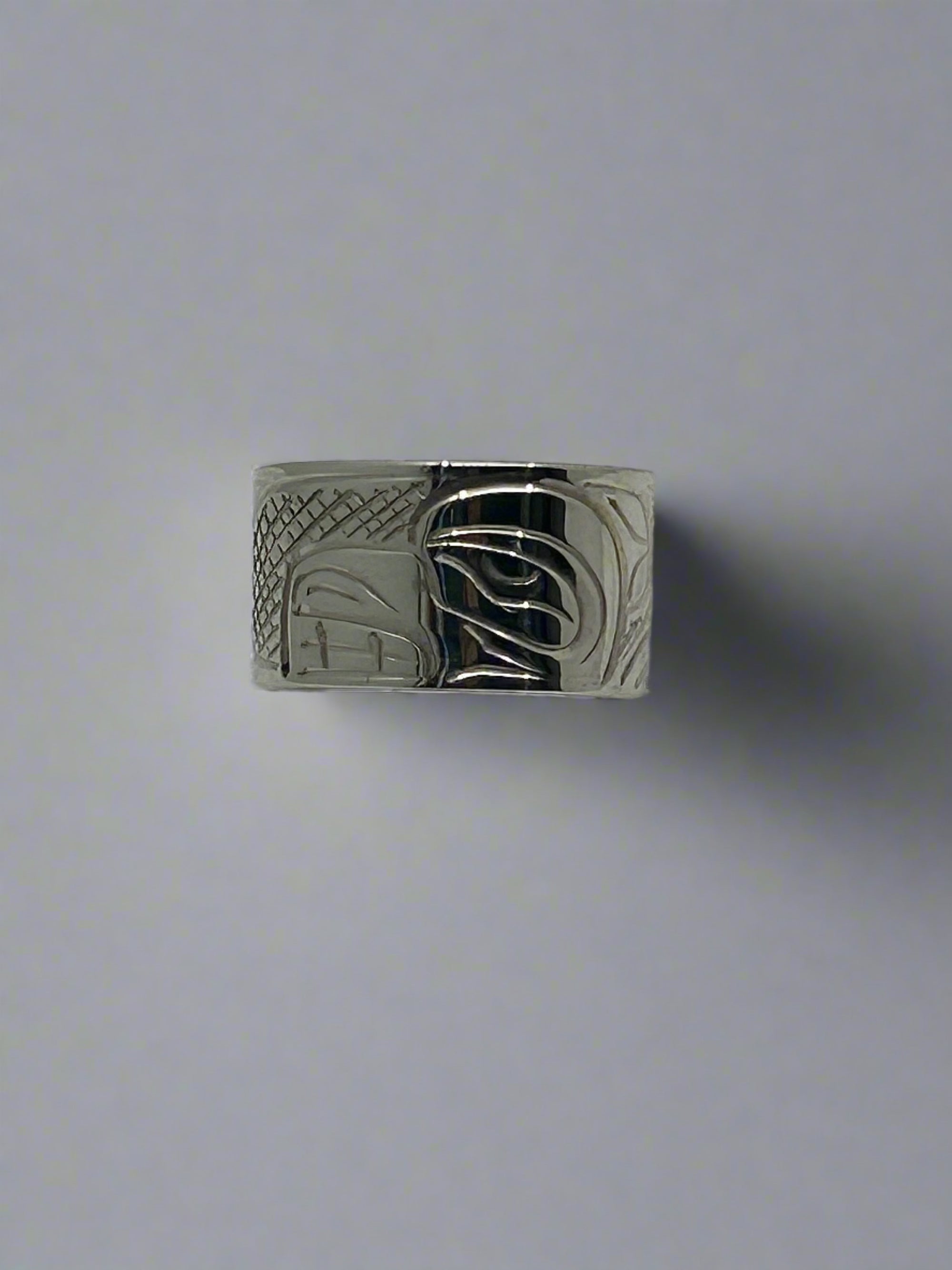 John Lancaster 3/8 Silver Ring Bear -  - Silver Ring - House of Himwitsa Art Gallery